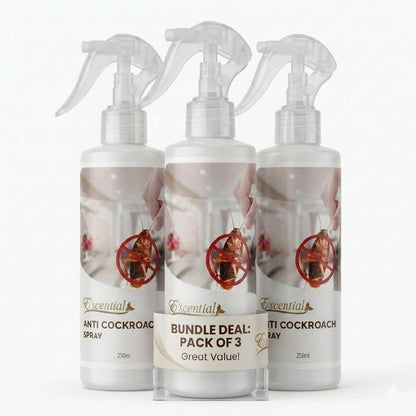 E'scential Anti-Cockroach Spray (250ml) (#W/lock safety see photos for instruction)
