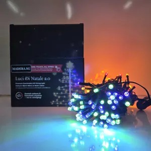 LED String Light 100 Bulbs/10 Metres/2 Colors W.White & Multi Christmas Lighting