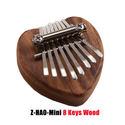 Cega Authentic 8 Keys Mini Kalimba African Thumb Piano - Mahogany