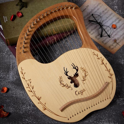 19 Strings Lyre Harp