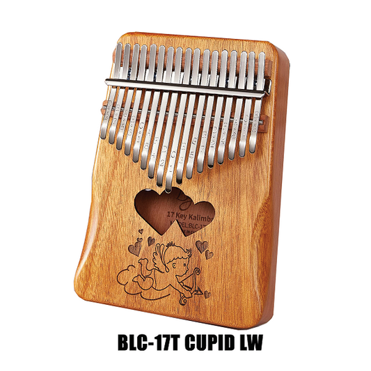 Cega Authentic 17 Keys Kalimba African Mahogany Wood Thumb Piano - Cupid LW
