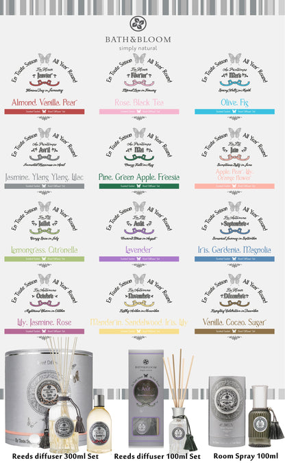 En Toute Saison Reed Diffuser Set 300ml - Fevrier