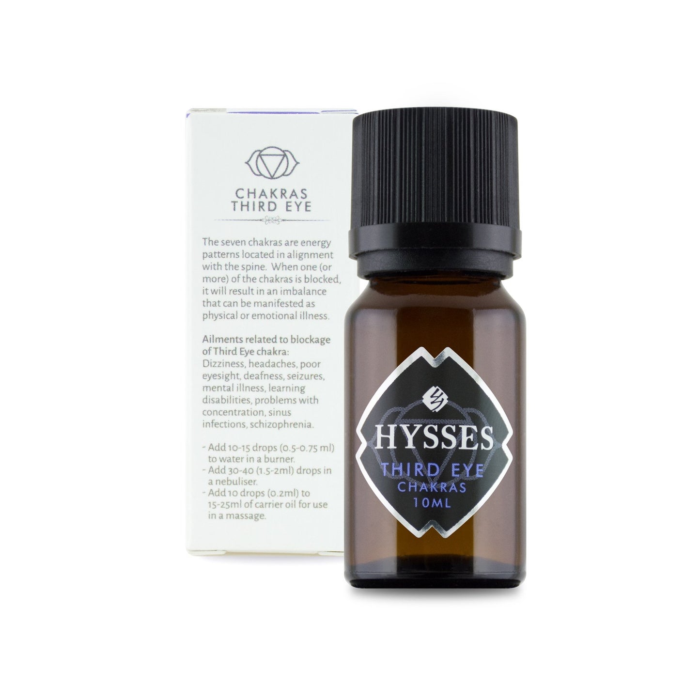 Hysses Essential Oils, Chakras Collection 10ml - Third Eye