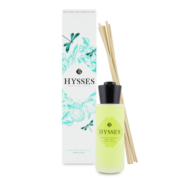 Hysses Home Scent Reed Diffuser - Bergamot Geranium