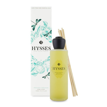 Hysses Home Scent Reed Diffuser - Bergamot Geranium