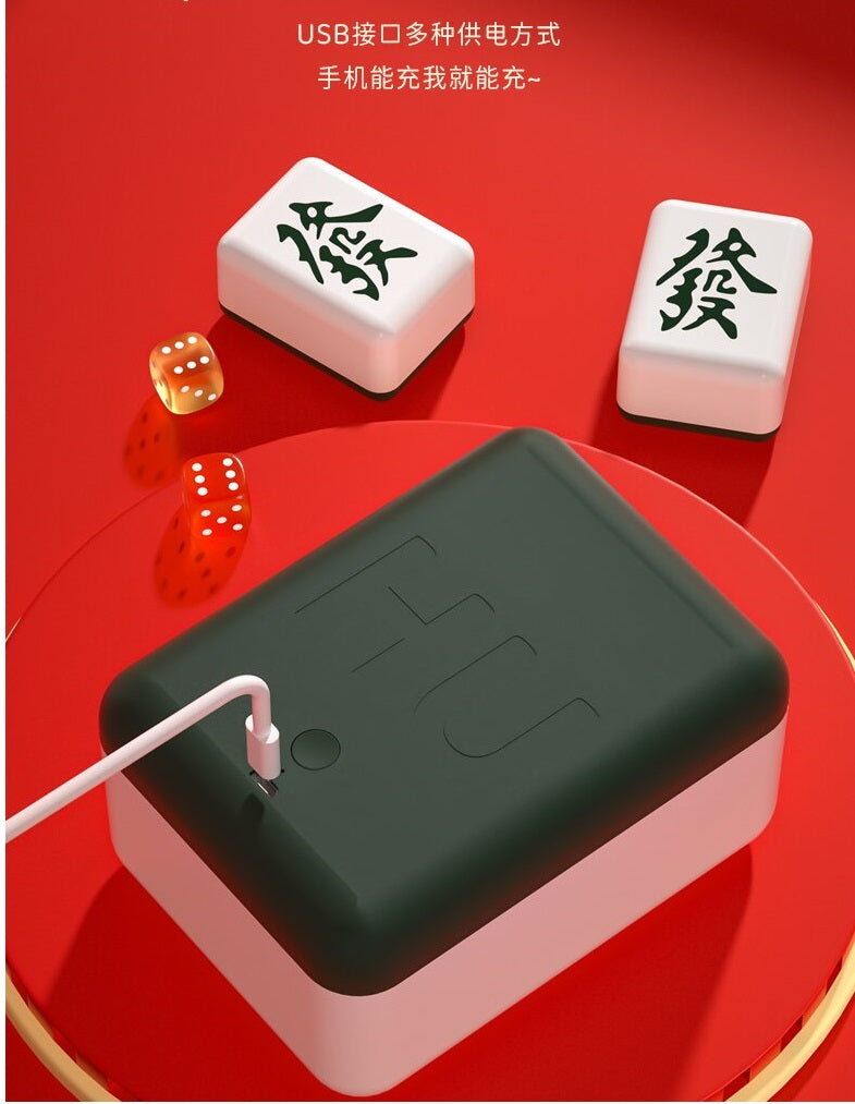 Madera SG Lucky Mahjong Tile Lamp 12.5x9x6.5