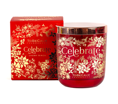 Celebrate (New) - Snowy Birch - Medium Soy Candle