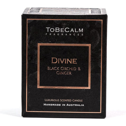 Divine- Black Orchid & Ginger - Deluxe XL Soy Candle