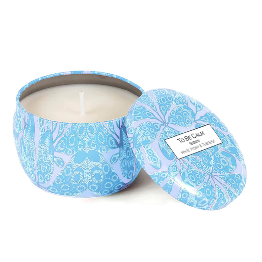 Serenity - White Peony & Tuberose - Mini Soy Candle 120gms