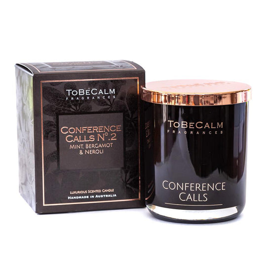 Conference Calls No.2 - Mint, Bergamot & Neroli - Luxury Large Soy Candle