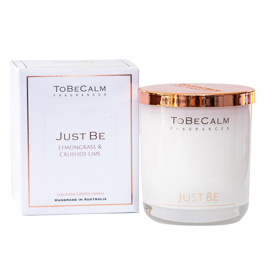 Just Be - Lemongrass & Citrus Lime - Luxury Large Soy Candle