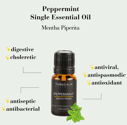 Peppermint - Single Essential Oil 10ml