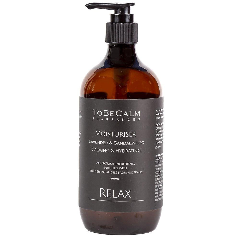 Relax - Lavender & Sandalwood -Moisturiser 500ml