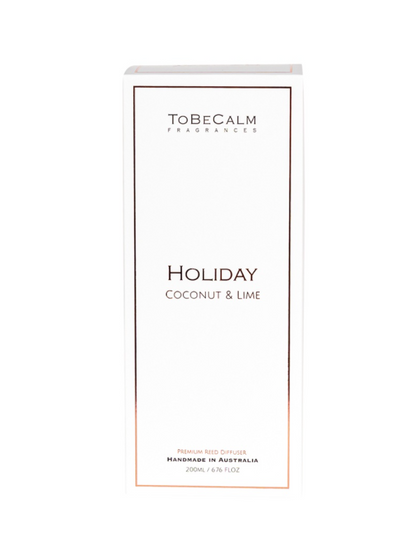 Holiday - Coconut & Lime - Reed Diffuser 200ml