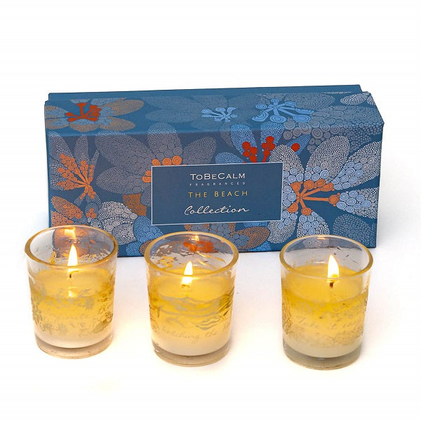 The Beach Collection - Votive Candle Gift Set