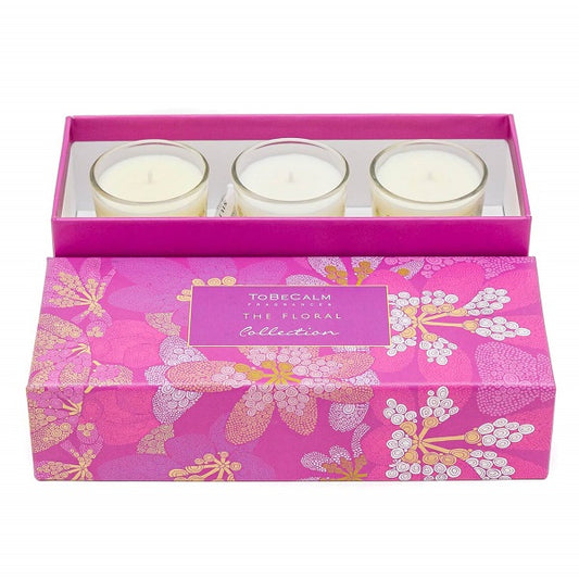 The Floral Collection - Votive Candle Gift Set