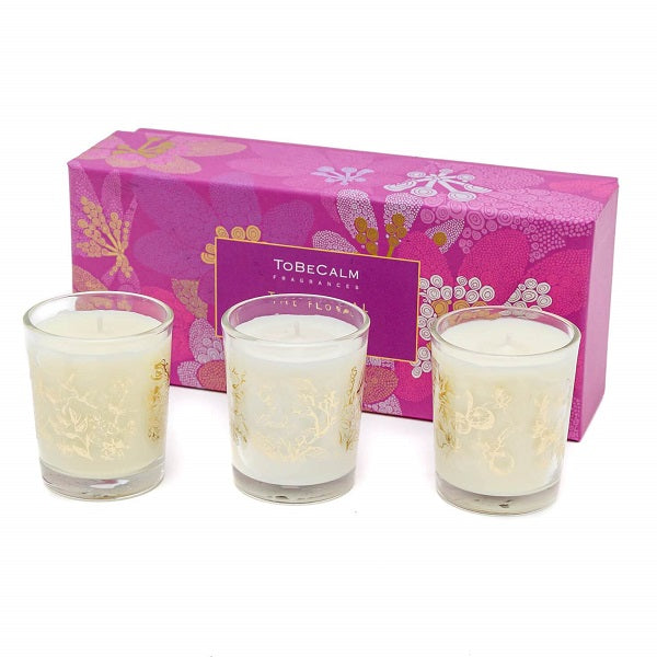 The Floral Collection - Votive Candle Gift Set