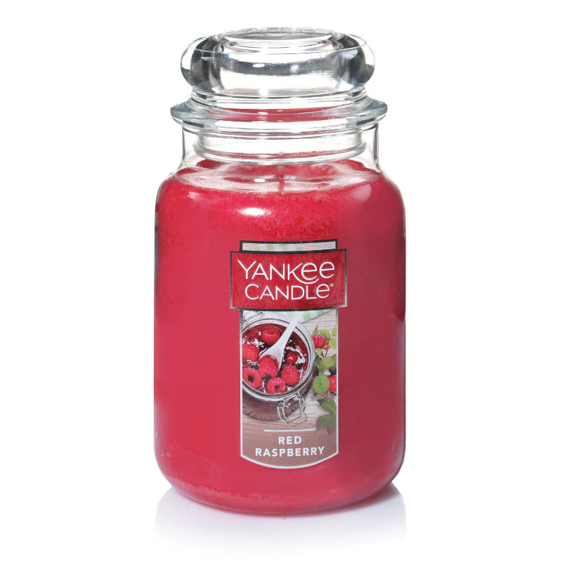 Red Raspberry Classic Large Jar Candle 623gms