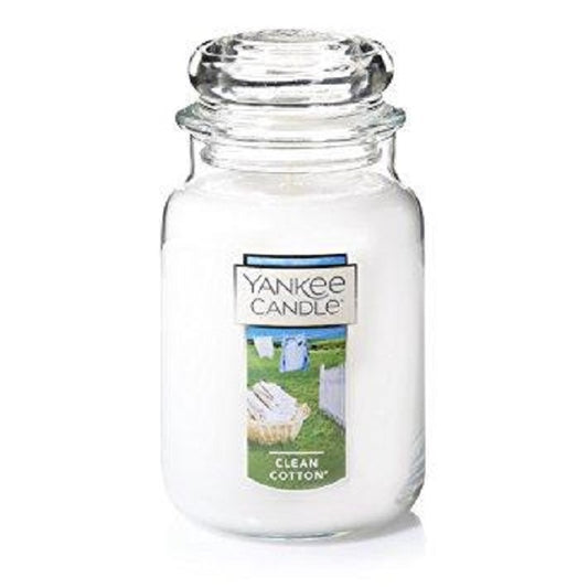 Clean Cotton Classic Large Jar Candle 623 grams