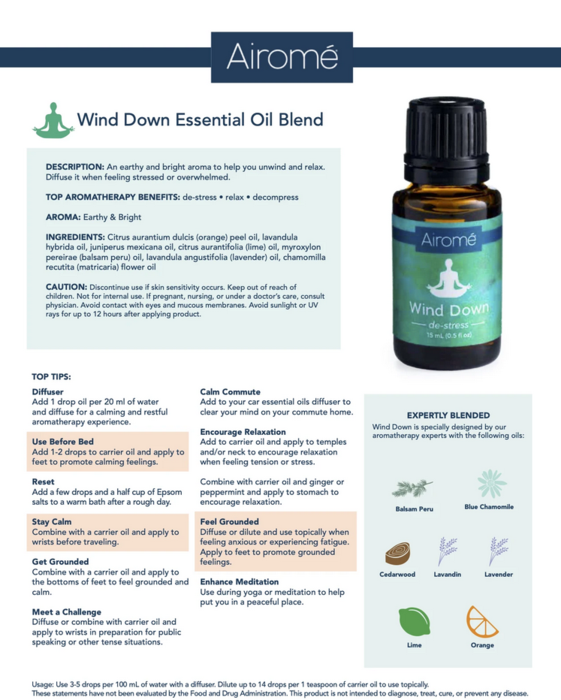 Wind Down Essential Oil Blend