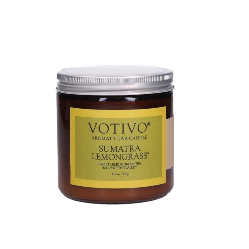 Votivo Sumatra Lemongrass Large Jar Candle 330gms