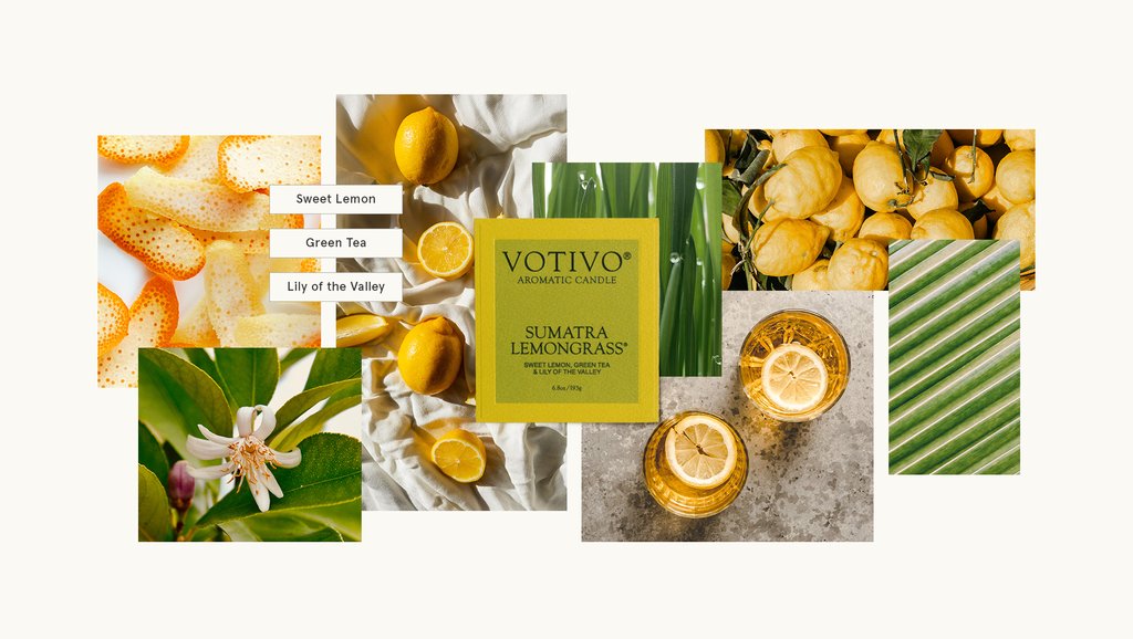 Votivo  Sumatra Lemongrass Large Jar Candle 330gms
