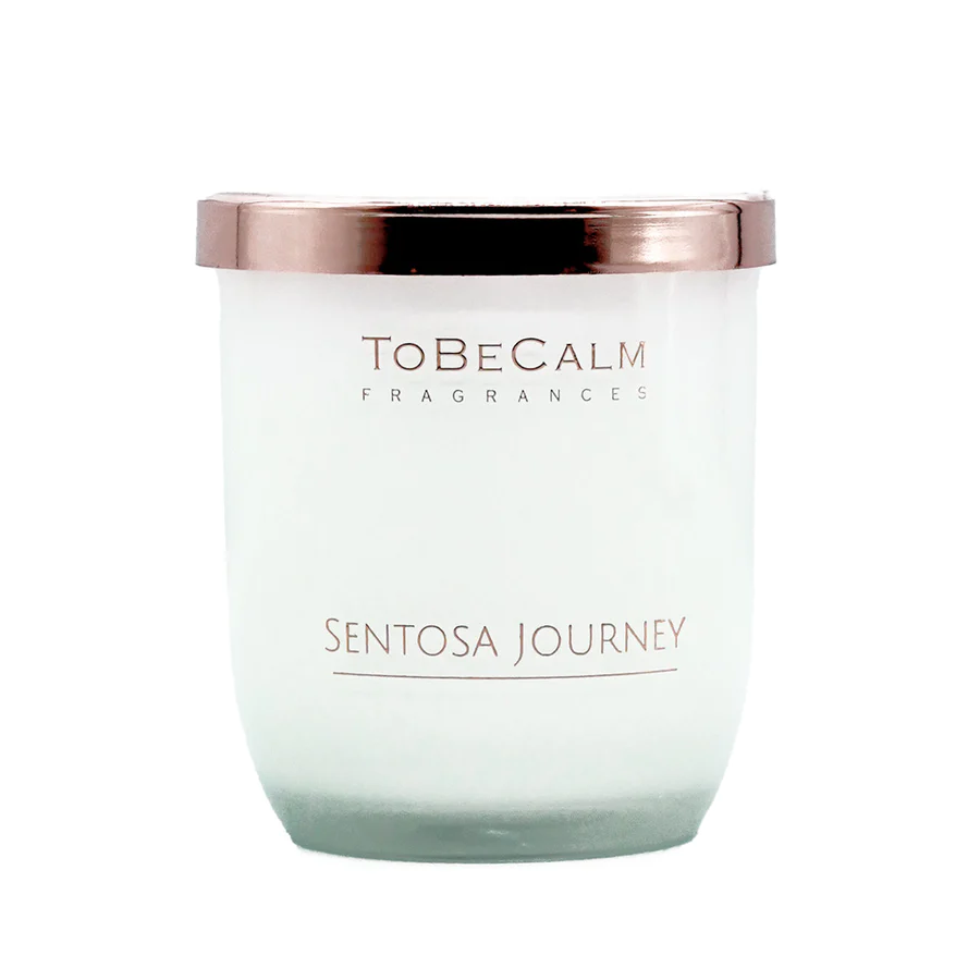 Sentosa Journey - Ixora & Ocean - Medium Soy Candle