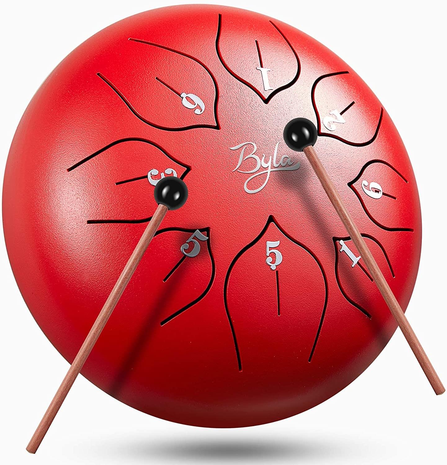 Byla Tongue Drum - 8 Notes 6 Inches