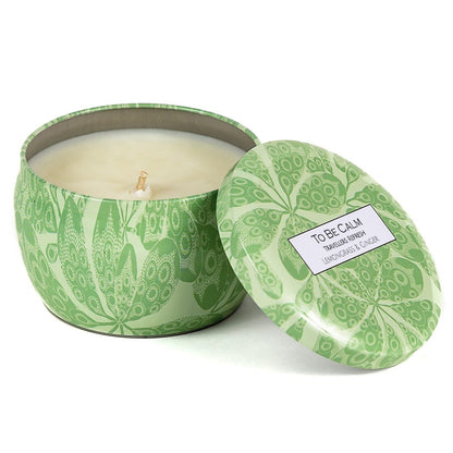 Travellers Refresh - Lemongrass & Ginger - Mini Soy Candle 120gms