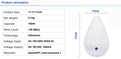 Crown Jewel Ultrasonic Diffuser (White)  